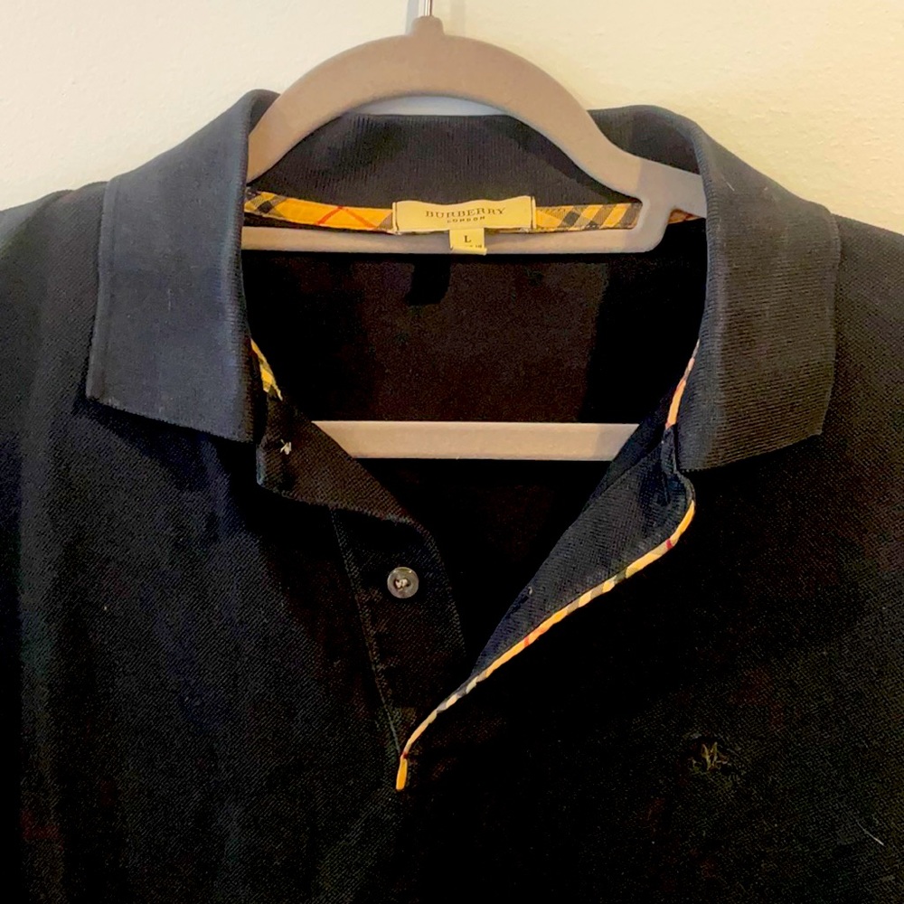 Men’s Burberry Polo Sz L